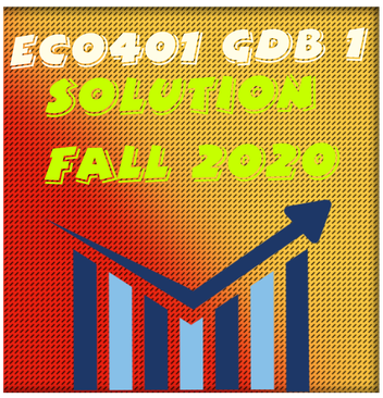 ECO401 GDB 1 Solution Fall 2020