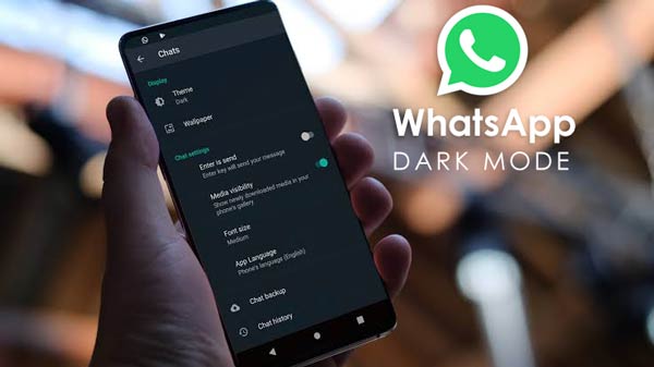 WhatsApp Dark Mode feature